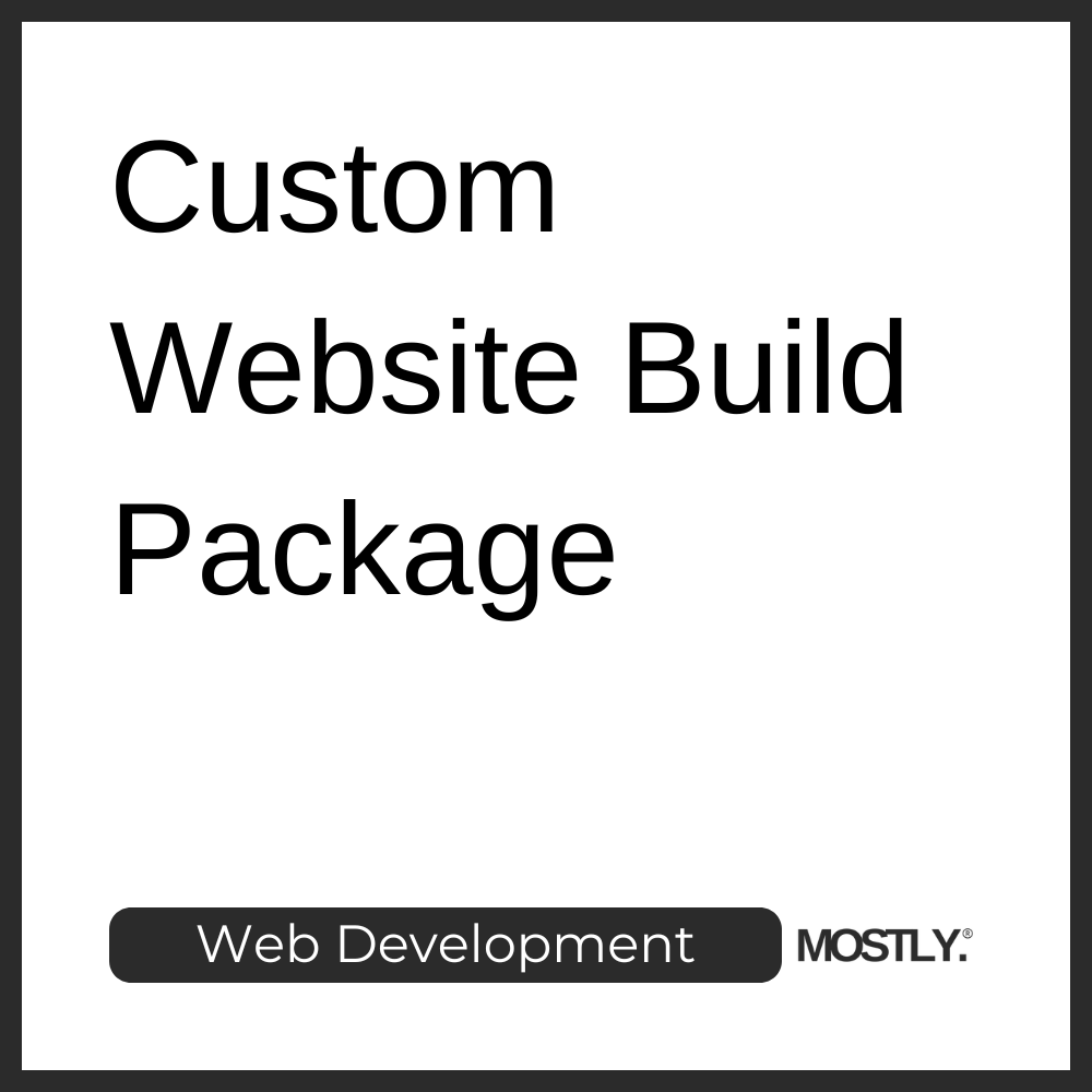 Custom Website Build Package